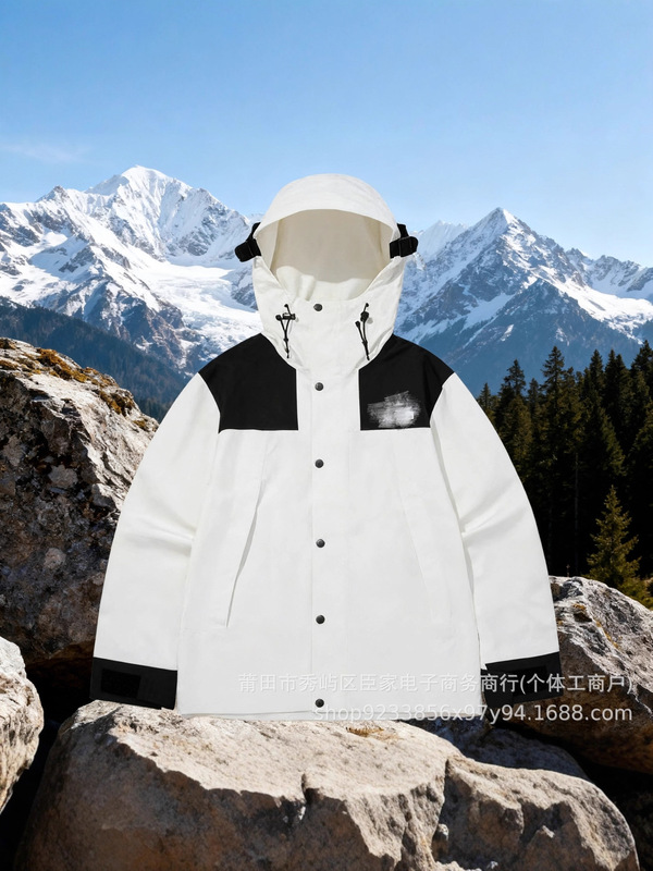 莆田1990冲锋衣美版TNF北家脸面外套男女款户外防风防水登山服|undefined