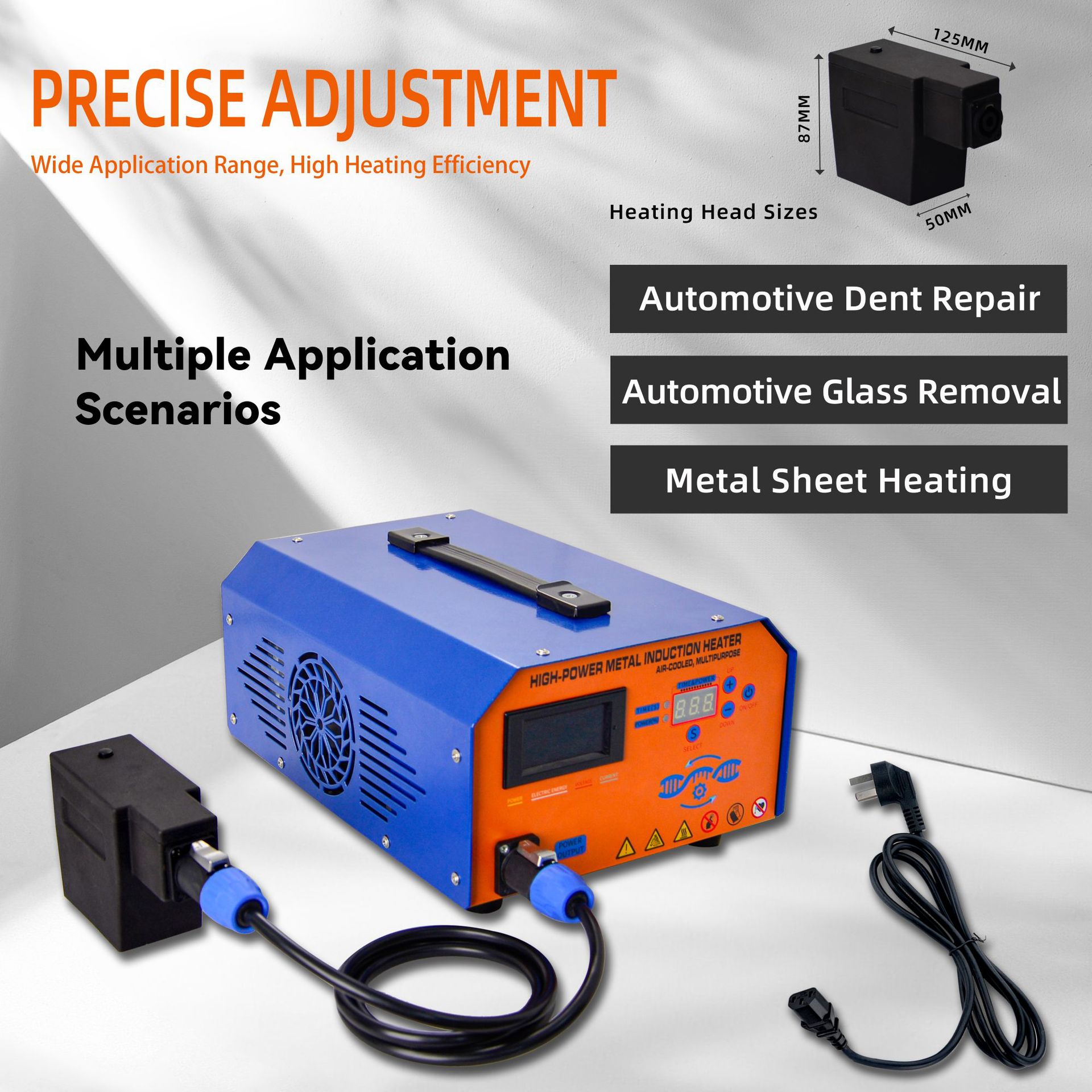 大功率汽车电磁凹陷修复仪免喷漆凹陷修复钣金凹痕冰雹坑修复工具