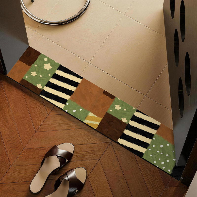 Retro Threshold Stone Door Mat, Ultra-Narrow Long Strip Carpet, Bathroom Mat, Diatomaceous Earth Absorbent Foot Mat Retro Threshold Stone Door Mat, Ultra-Narrow Long Strip Carpet, Bathroom Mat, Diatomaceous Earth Absorbent Foot Mat