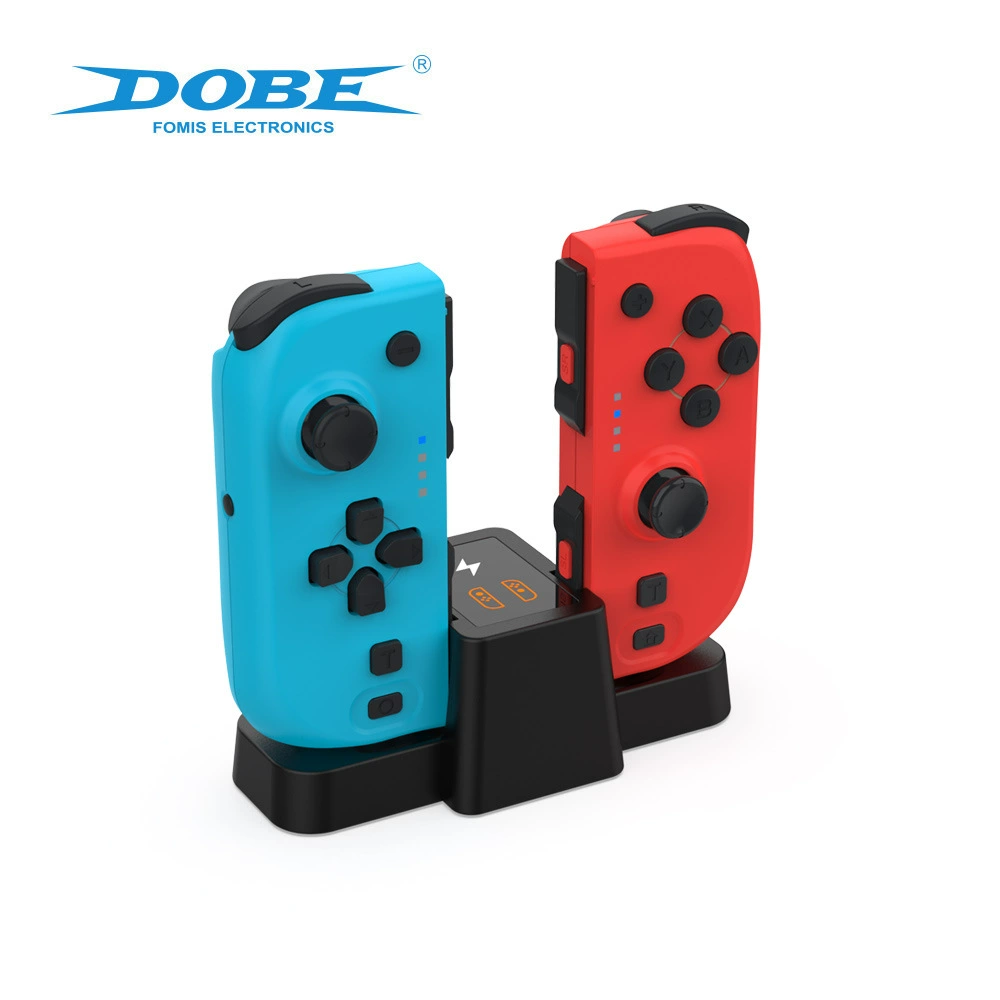 Left and right handle double-seat Switch? — перевожу: Двойная посадка левого и правого джойстика Switch маленькая ручка база зарядки ремешок подсветка TNS-1181