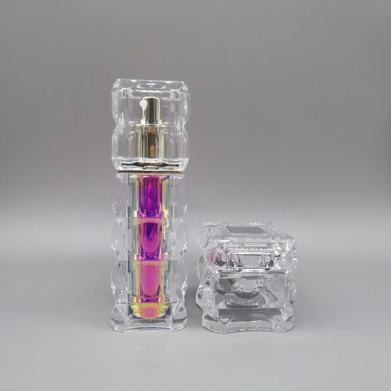 亚克力膏霜瓶 钻石瓶 炫彩瓶 化妆品包材 化妆品包装