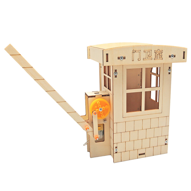 Ciencia experimento de elevación puerta Escuela Primaria estudiante tecnología producción invención kindergarten hecho a mano material de juguete de bricolaje