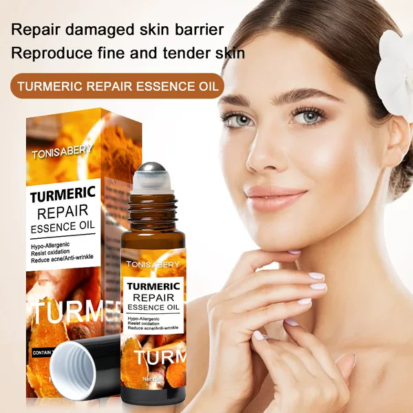 Cross-border all-English turmeric oil, frankincense oil, eye roll-on essential oil, facial dark circle and body care oil