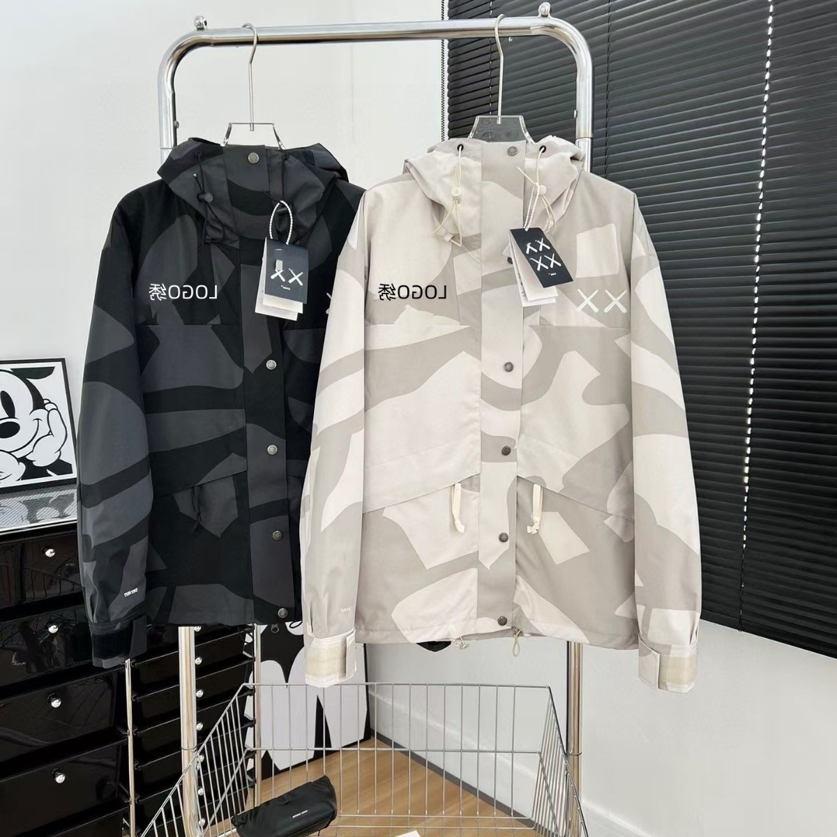 Hot-selling new product for spring and autumn: waterproof 1986 camouflage jacket, three-proof outdoor mountaineering clothing, autumn and winter jacket for men and women
