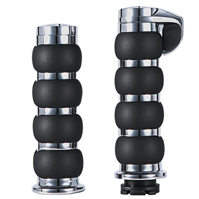 handlebar rubber handlebar cover – Motorcycle Handle Cover - sbj-10076-harley-25mm-handle-glue-flat-head-small-assist-electroplating