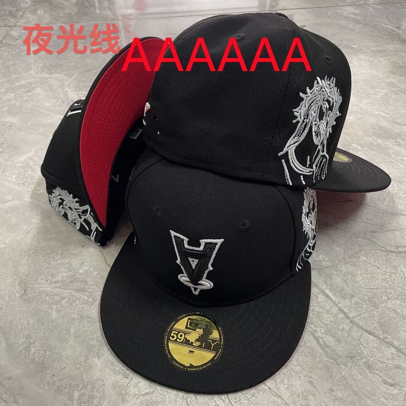 2025新款热销跨境外贸棒球帽AA花纹荧光尺寸平沿帽PouChang AnFo|undefined