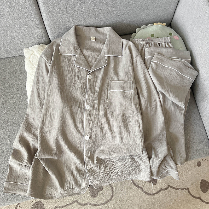 Yunduo cotton-18302# Men's light gray (double length)