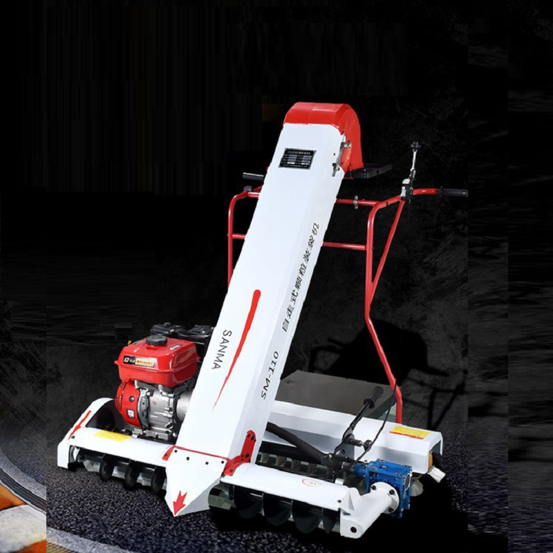 新款小型便携式四驱扒沙土机  批发新款两档一体省力粮食装袋机