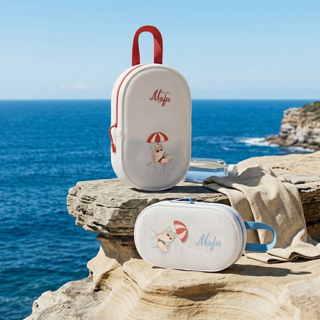 Handheld organizer bag for swimming