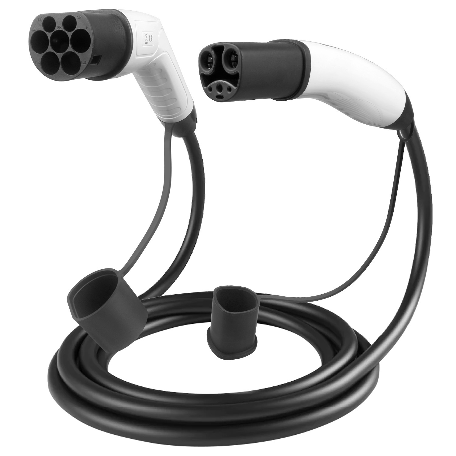 St-E255 Ev Charging Pile European Standard to Tesla Double-Head Charging Gun Type2 to Tesla Double-Head Gun