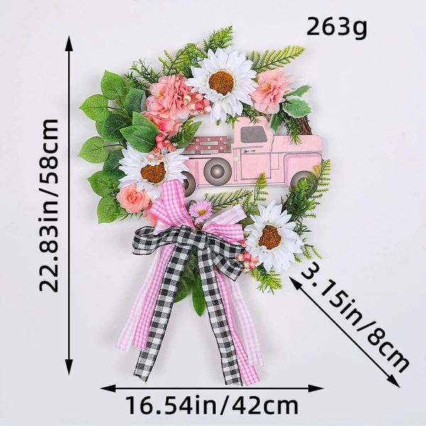 H2-10 pink car garland