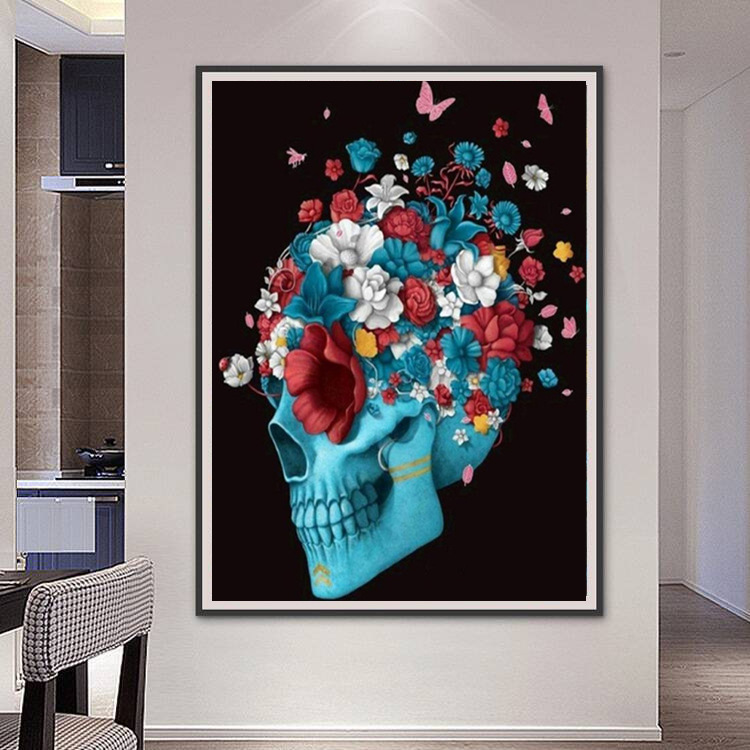 Skull Diamond Painting Image 1