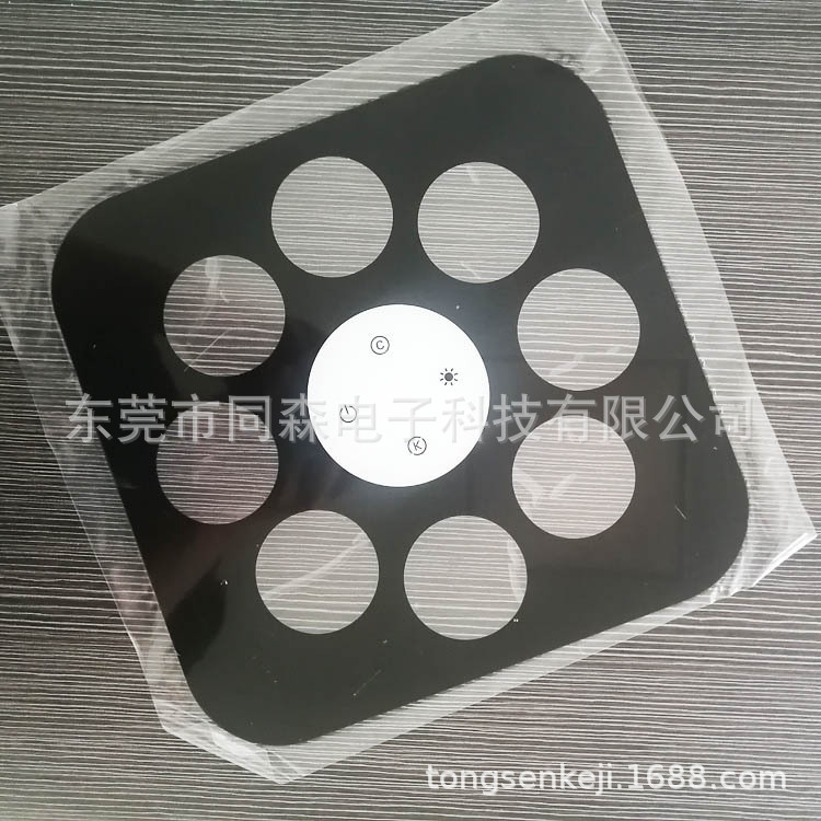 透明亚克力镜片 PC铭板 PC视窗面板 设备触摸面板丝印雕刻成型