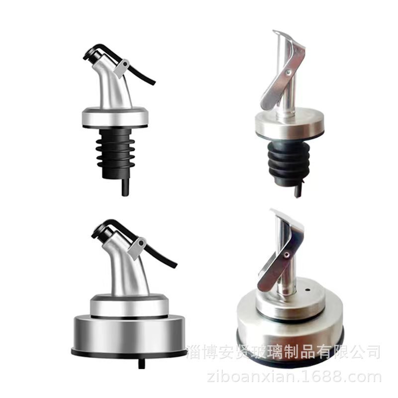 Oil nozzle oil jug nozzle oil bottle stopper pour oil nozzle red wine stopper soy sauce vinegar bottle stopper factory direct supply kitchen condiment bottle accessories