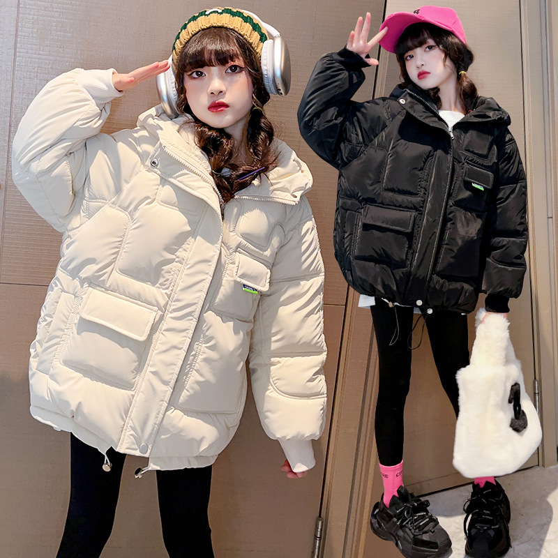Quality children's winter down jacket for boys with down