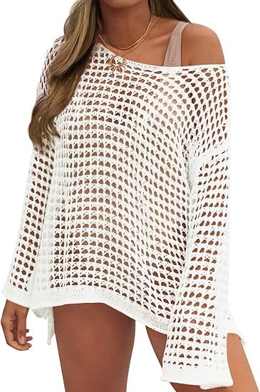 Verano nuevo blusa de color sólido blusa ligera transpirable suave agujero dulce cardigan de manga larga de punto vestido de mujer
