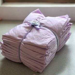 Boutique bed hat bed sheet pillowcase single product solid color simple end goods handling leak-picking welfare home textile bedding