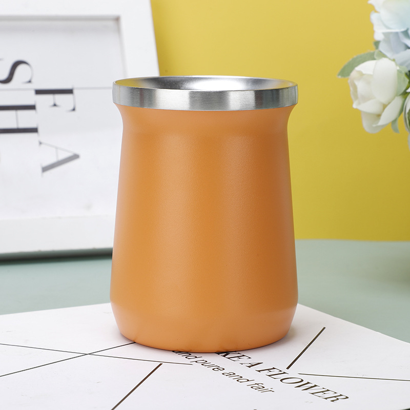 Venta caliente transfronteriza taza de cerveza de vacío de doble capa taza de café en forma creativa Madai taza de martillo patrón de acero inoxidable 304 taza de agua