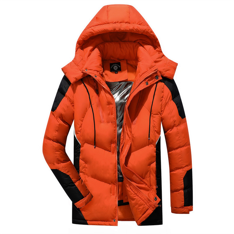 Invierno transfronterizo nuevo tipo de ropa de algodón de tipo medio largo al aire libre engrosado ropa de asalto de algodón abrigo