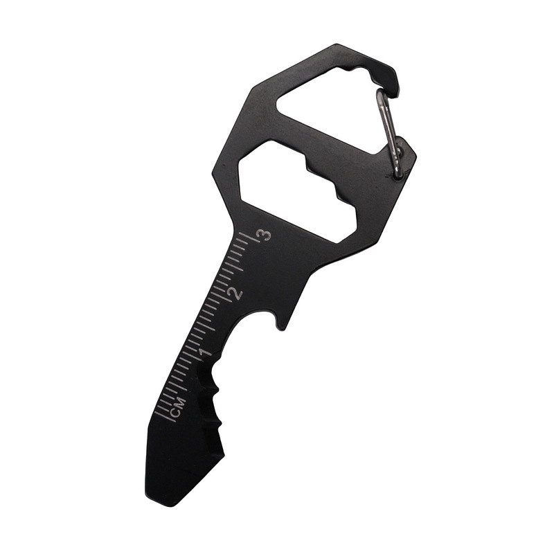 カセット EDC ツールカード多機能キーホルダー栓抜き六角ペンダントポータブルドライバーミニツール|undefined