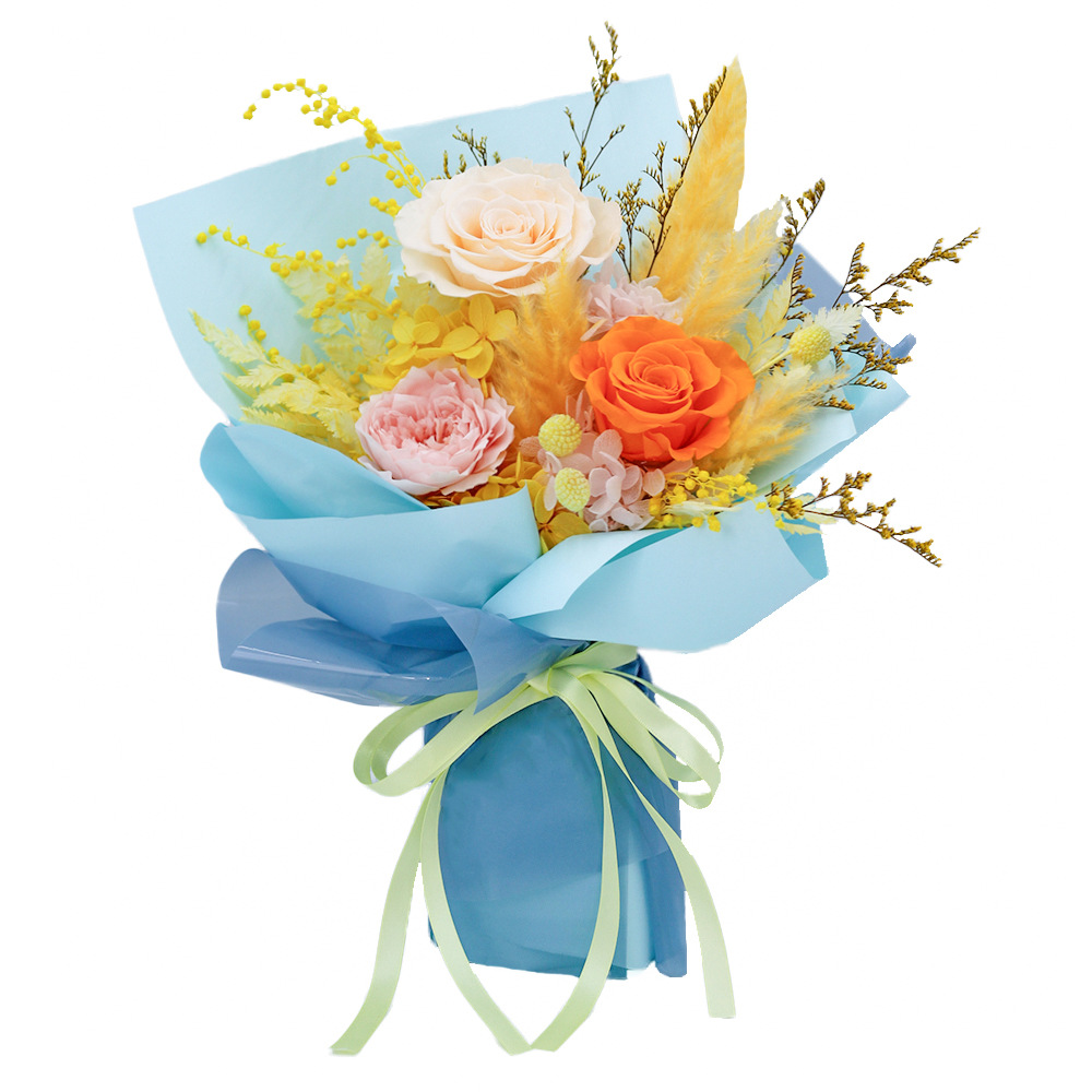 Amazonas flores eternas ramo de flores regalos de San Valentín personalizados rosas al por mayor regalos de Navidad para novias