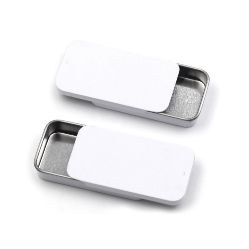 Mini Metal Slide Tin Box For Soap Lip Balm Food Grade Packag