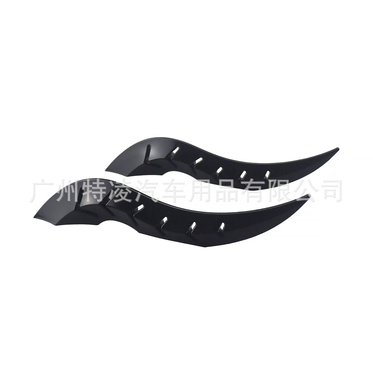 2 pieces of car roof dragon horn decorations for Halloween, suitable for modification on sedans and SUVs