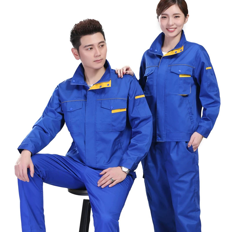 清风劳保工作服男装耐磨耐脏长袖厂服立领大码物业汽修劳保服定制|undefined