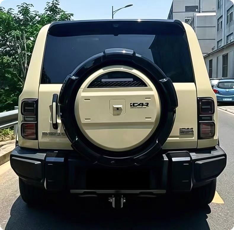 Specialized spare tire cover for Chery ICAR V27, functional model, non-destructive installation, scratch-resistant, wear-resistant, rainproof, sunproof, modification accessory