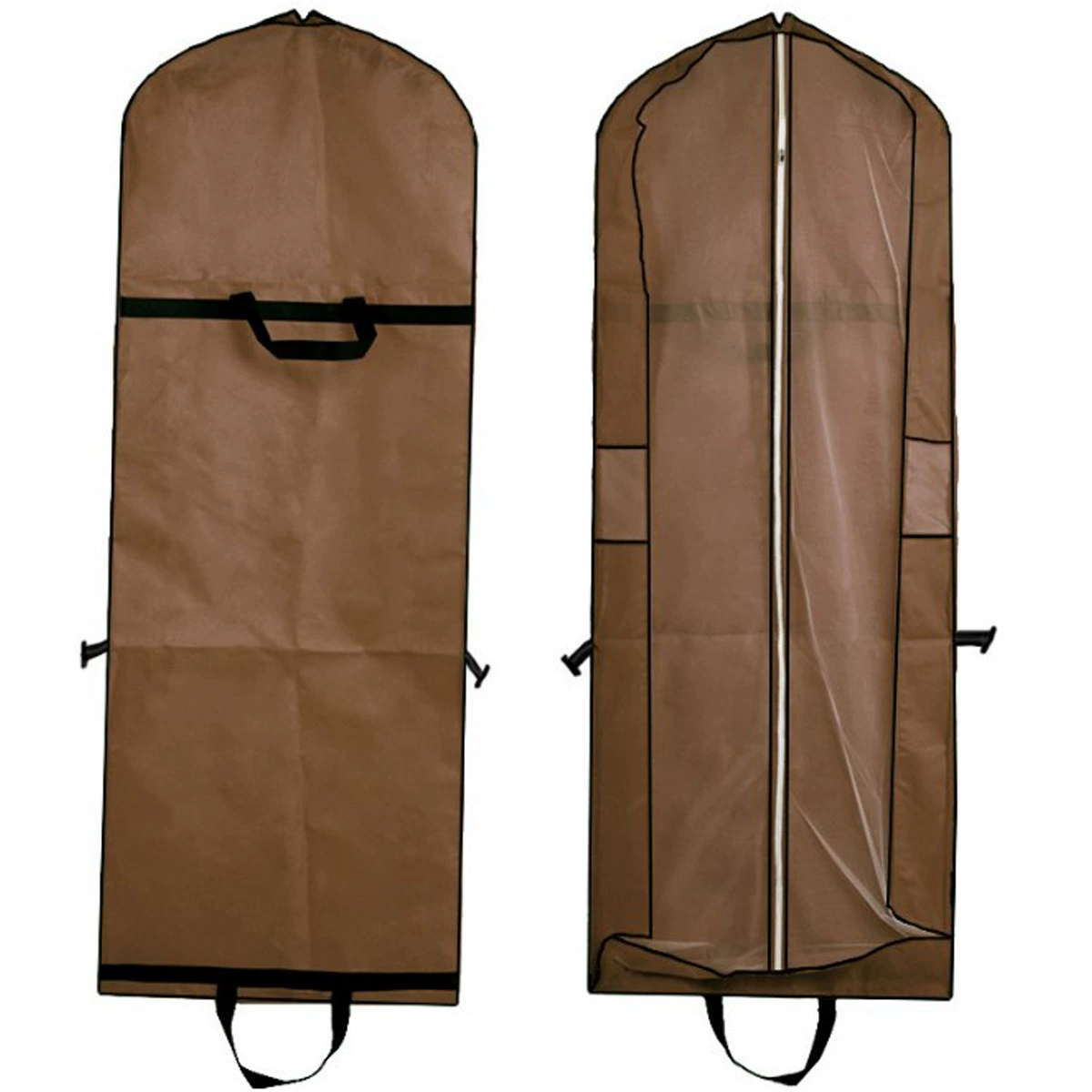 Трансграничная оптовая продажа нетканого свадебного платья пылезащитный чехол сумка для хранения одежды пылезащитный чехол Складная сумка двойного назначения