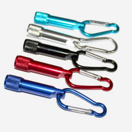 直销金属LED钥匙扣 LED广告手电筒 迷你告钥匙扣手电筒可印logo