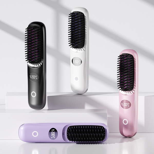 harmless wireless handheld curly brush charging