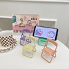 chair desktop mobile phone Bracket ins lovely Macaroon Color matching Decoration decorate Pendant fold Portable Bracket