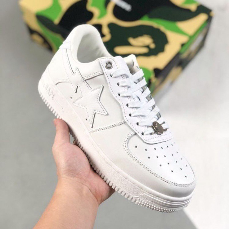 Bape BAPE STA Low White