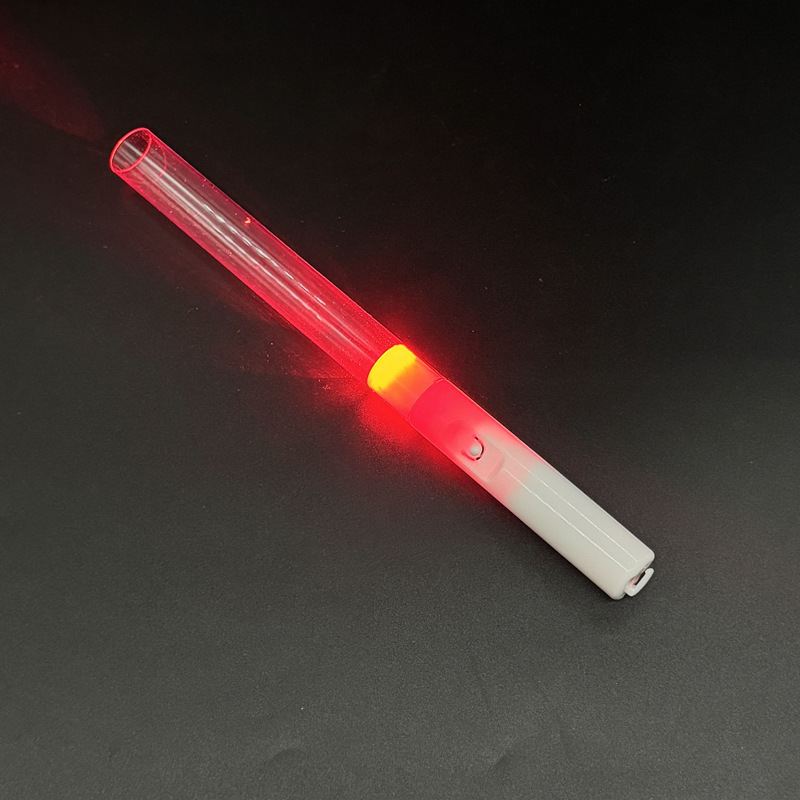 긴 아크릴 핸들 레드