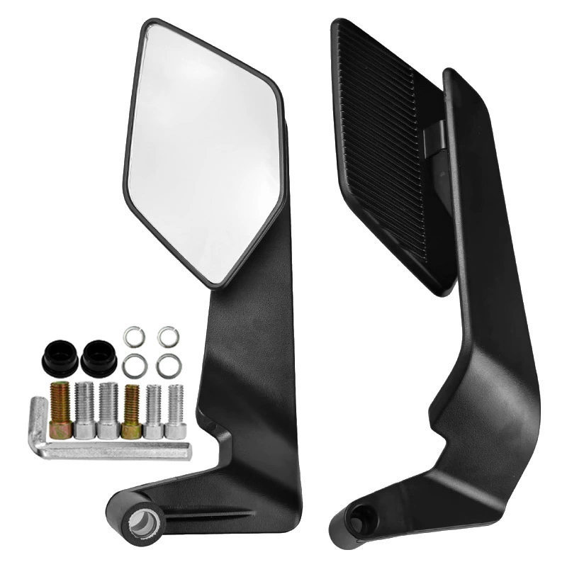 Modified plastic wear-resistant durable rear view mirror, 90 degrees