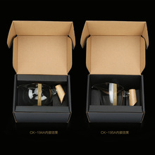 奇高chikao新款日式侧把公道杯加厚手工耐热玻璃分茶器功夫茶具