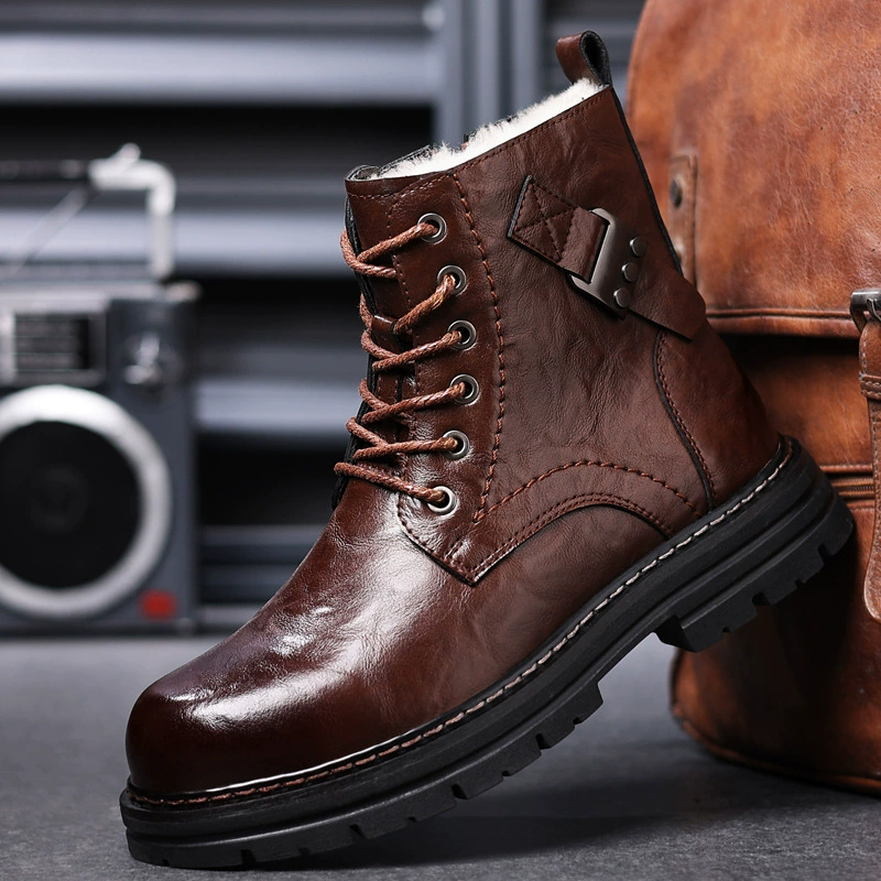 Martens, туфли, теплые ботинки, модная универсальная обувь