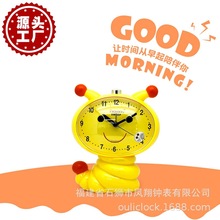 厂家直销懒人创意时尚毛毛虫卡通闹钟(小苹果音乐).钟.闹钟