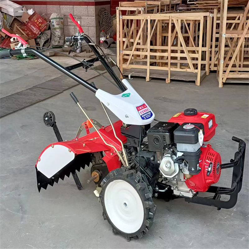 山坡地耕整深翻松土机家用小型四驱微耕机15马力柴油电启动旋耕机