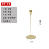 European -style iron candle table table Iron single -headed candlestick creative Nordic electroplated wedding golden candlestick ornament