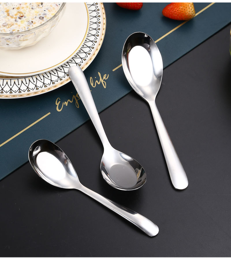 Casual Solid Color Stainless Steel Tableware 1 Piece display picture 3
