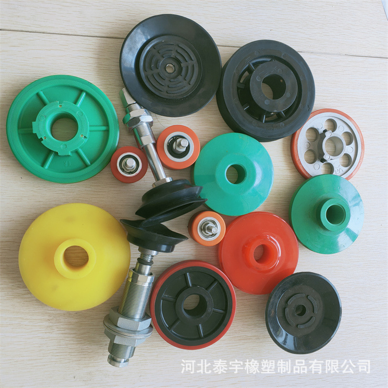 加工橡胶吸盘丁晴吸盘带螺丝杆橡胶包铁件可定/制多种橡胶制品