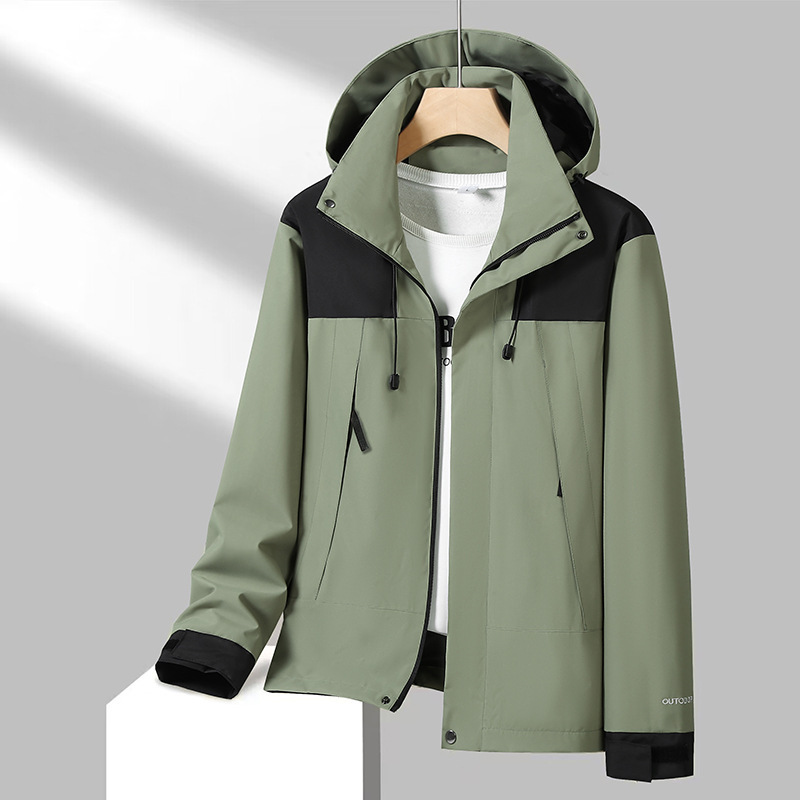 Spring and Autumn Outdoor Jacket Couple Jacket Men's and Women's Mountaineering Suit Waterproof Windproof Casual Jacket Printable LOGO