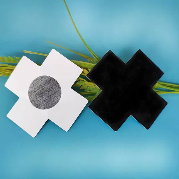 Disposable nipple patch, disposable chest patch, anti-bump, swimming black breast patch, X-shaped cross breast patch