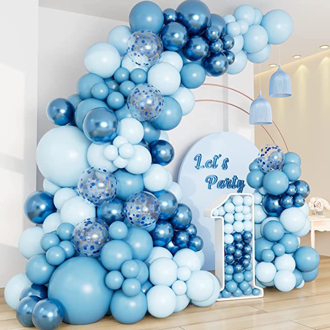 Blue metal children's marine balloon for boys