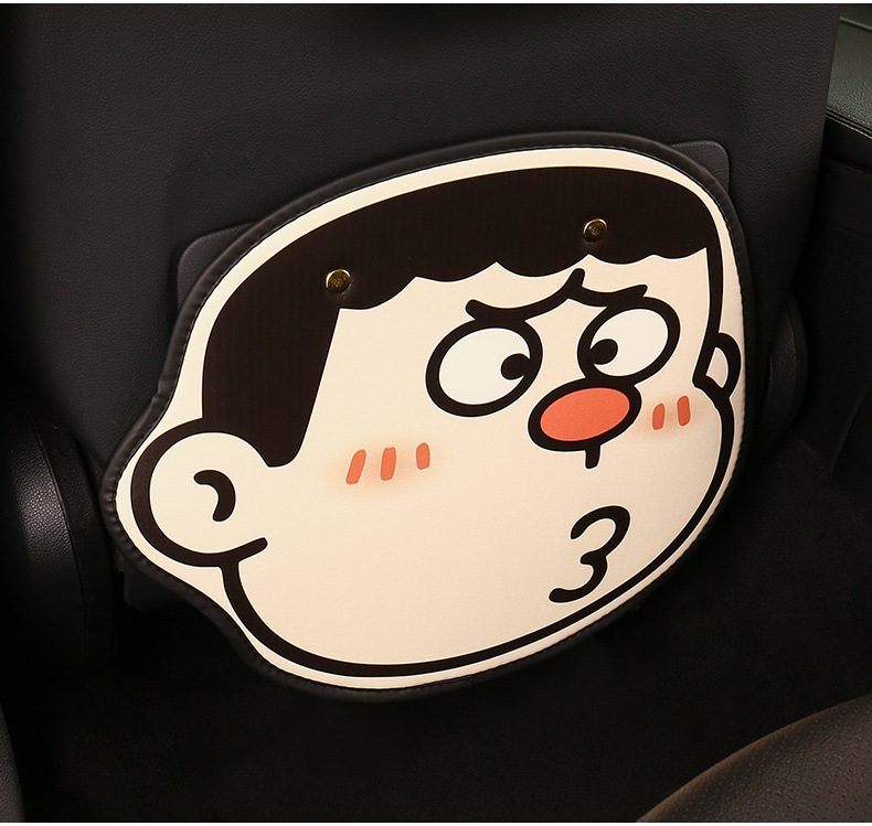 Cute Cartoon Car Seat Back Anti-Kick Pad Universal