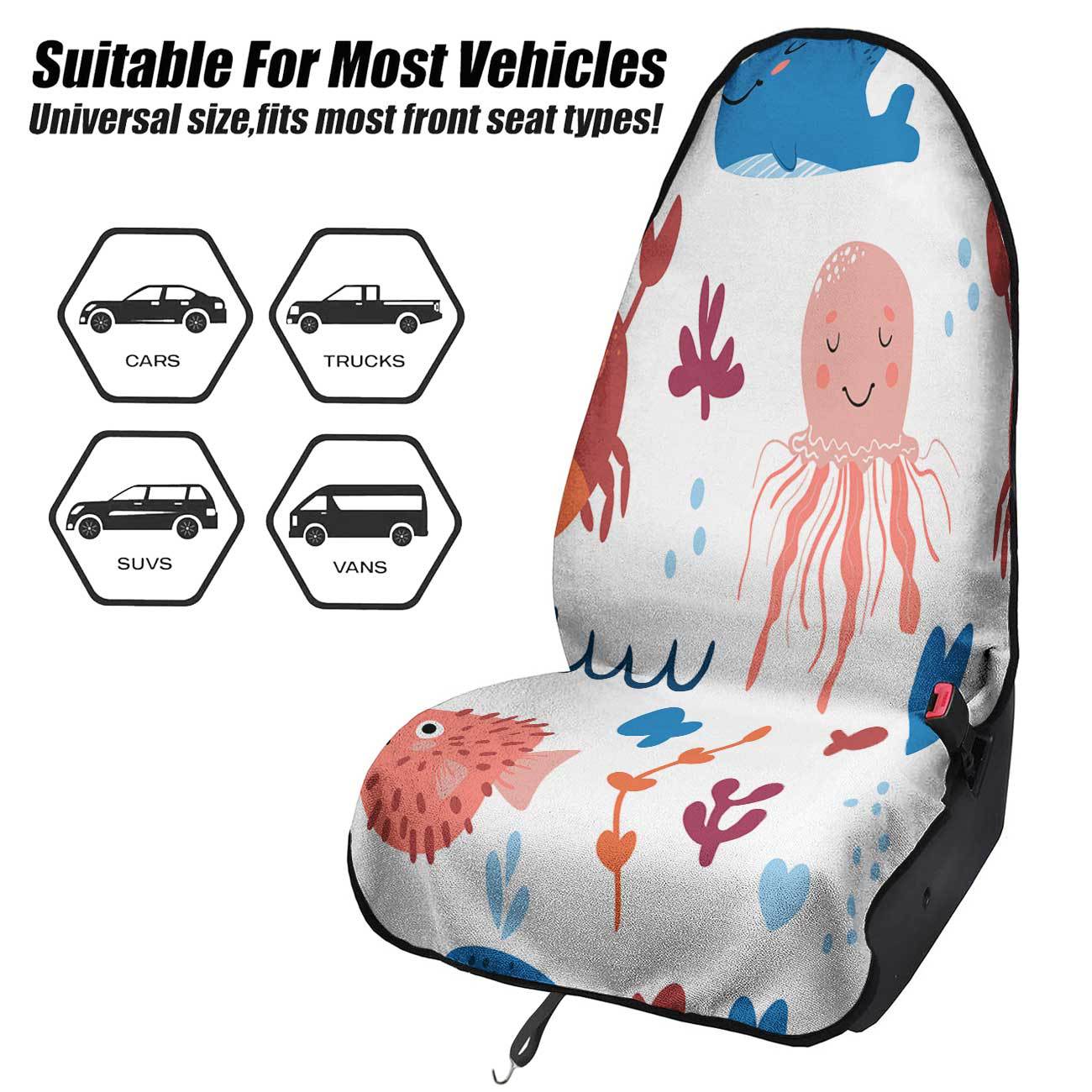 Marine seat towel cover front seat protector suitable for gym and exercise, universal for all seasons and car use