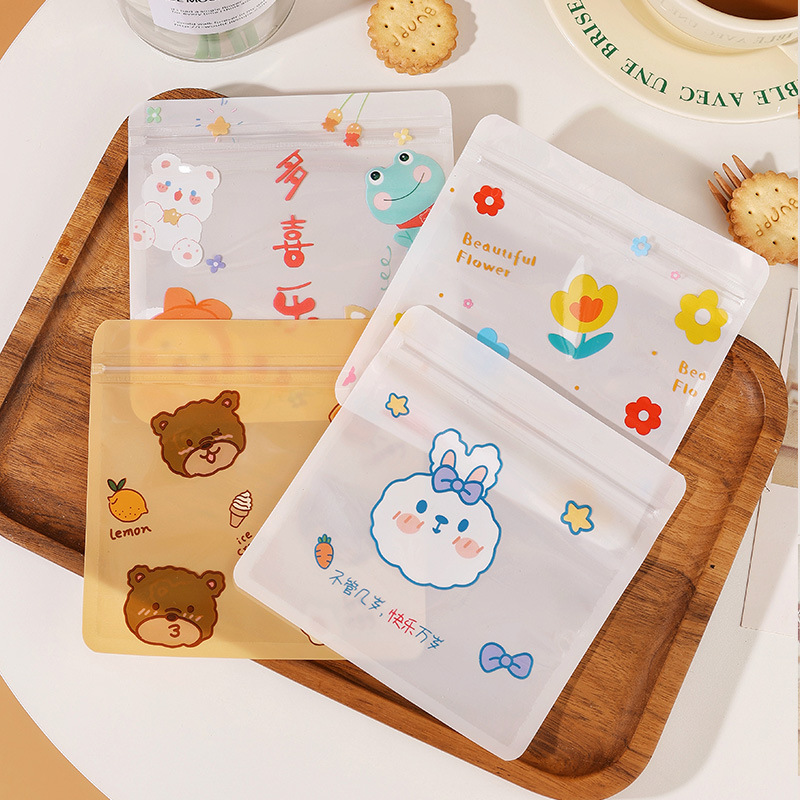 Bolsa de embalaje crujiente de copo de nieve de Navidad, bolsa con cremallera de caramelo, bolsa de caramelo ziplock, bolsa de galletas de turrón de grado alimenticio