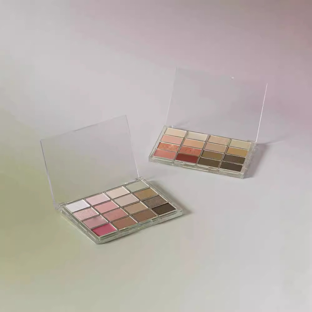 Me encanta la paleta de sombras de ojos de 16 colores, el gusano de seda perlado mate, ilumina el maquillaje diario de color tierra de baja saturación, barato